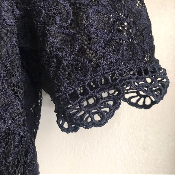 ASOS Skater Dress in Lace with Crop Top Layer - Picture 5 of 5